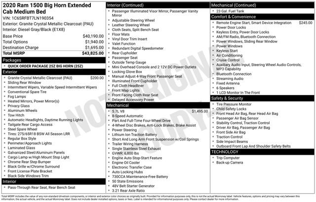 Used 2020 RAM 1500 Big Horn image 42