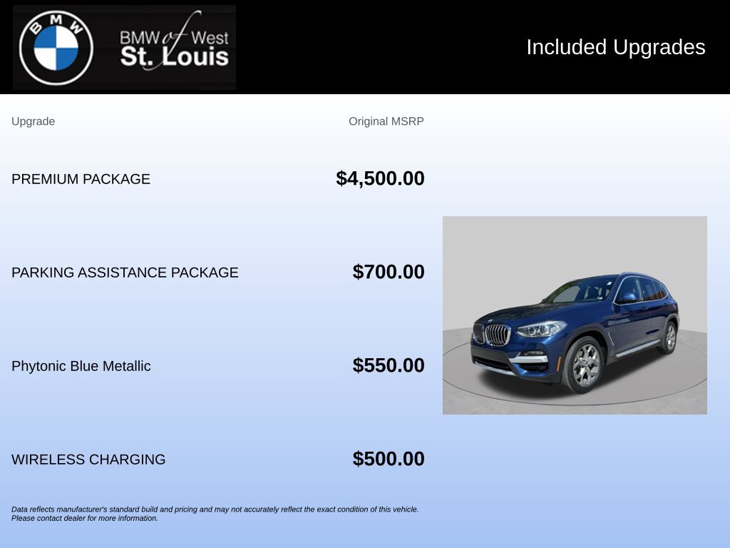 Used 2021 BMW X3 xDrive30i w/ Premium Package AWD/4WD image 20