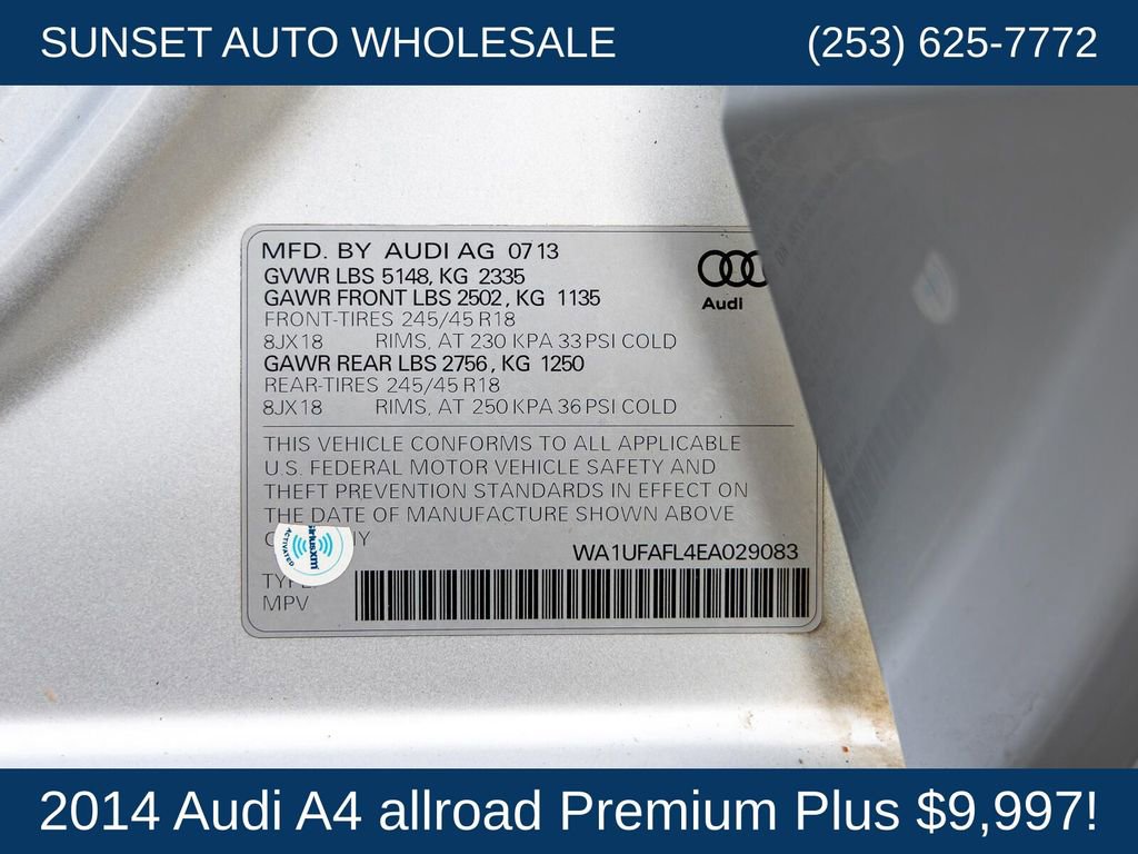 Used 2014 Audi A4 2.0T Premium Plus w/ Premium Plus Package image 54