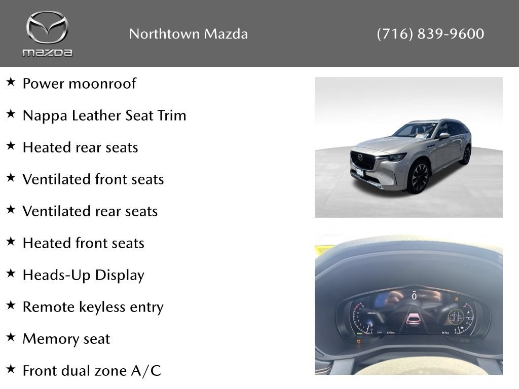 Certified 2026 MAZDA CX-90 3.3 Turbo S w/ Premium Plus AWD/4WD image 10