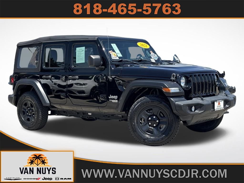 Used 2021 Jeep Wrangler Unlimited Sport image 1