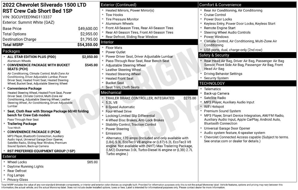 Used 2022 Chevrolet Silverado 1500 RST w/ All Star Edition Plus AWD/4WD image 25