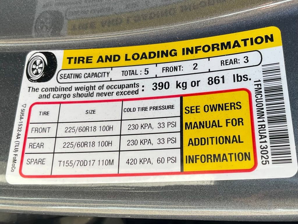 Certified 2024 Ford Escape ST-Line w/ Tech Pack #1 image 56