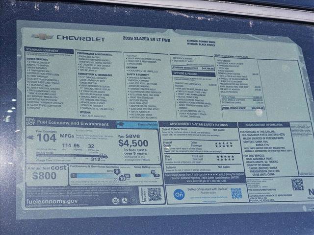 New 2026 Chevrolet Blazer EV LT FWD image 16