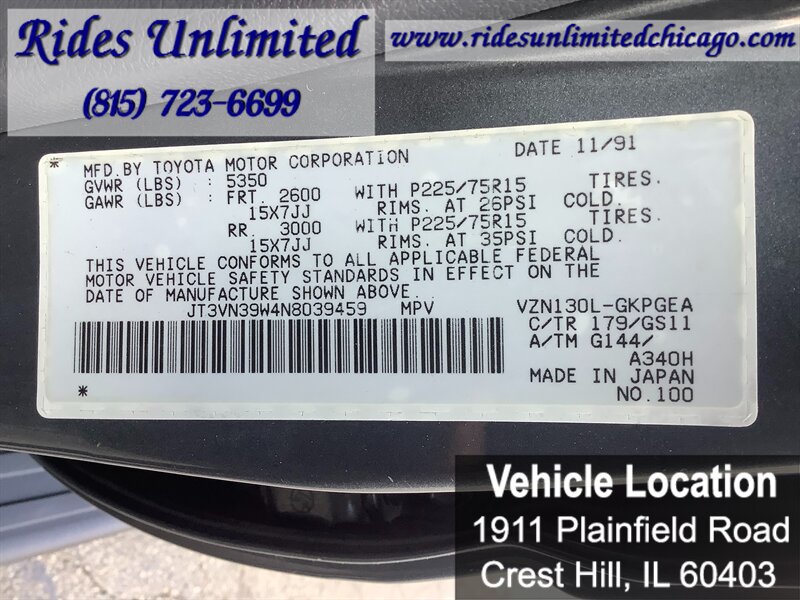 Used 1992 Toyota 4Runner SR5 AWD/4WD image 15