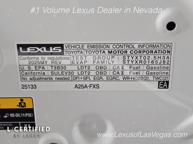 Used 2025 Lexus NX 350h AWD w/ Cold Area Package image 27