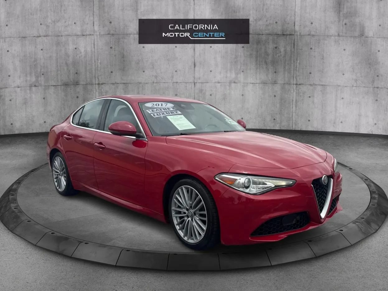 Used 2017 Alfa Romeo Giulia Ti w/ TI Lusso Light Wood Package RWD image 1