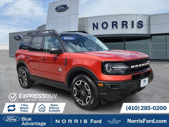 Certified 2024 Ford Bronco Sport Outer Banks w/ Tech Package