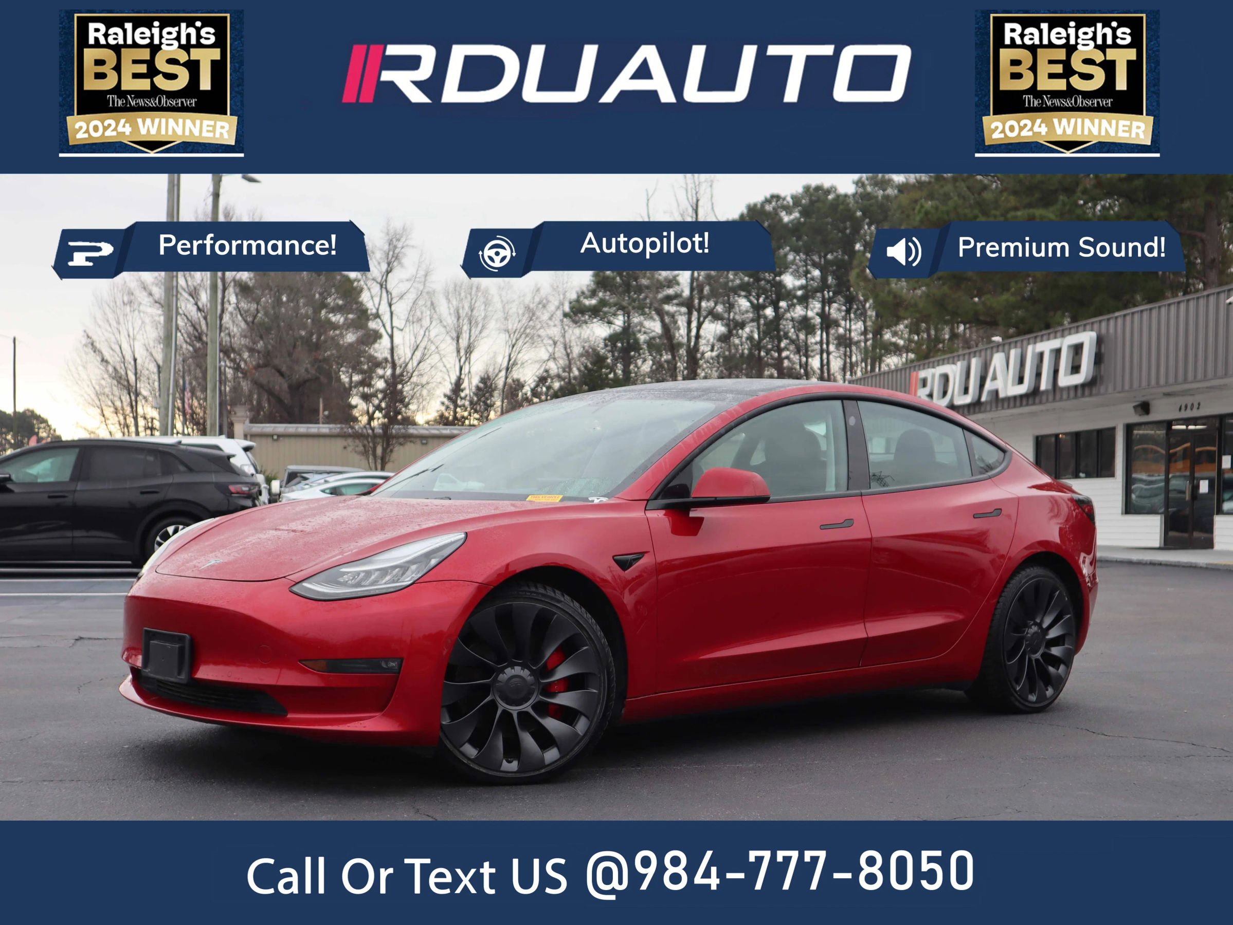 Used 2021 Tesla Model 3 Performance