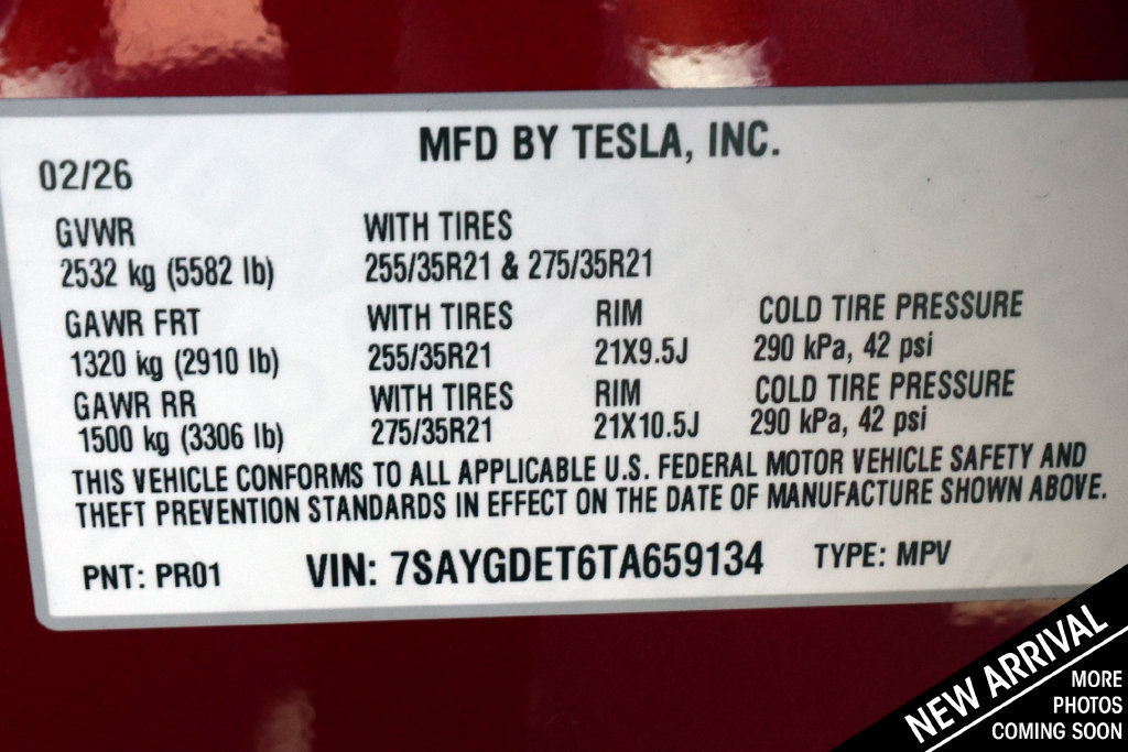 Used 2026 Tesla Model Y Performance AWD/4WD image 12