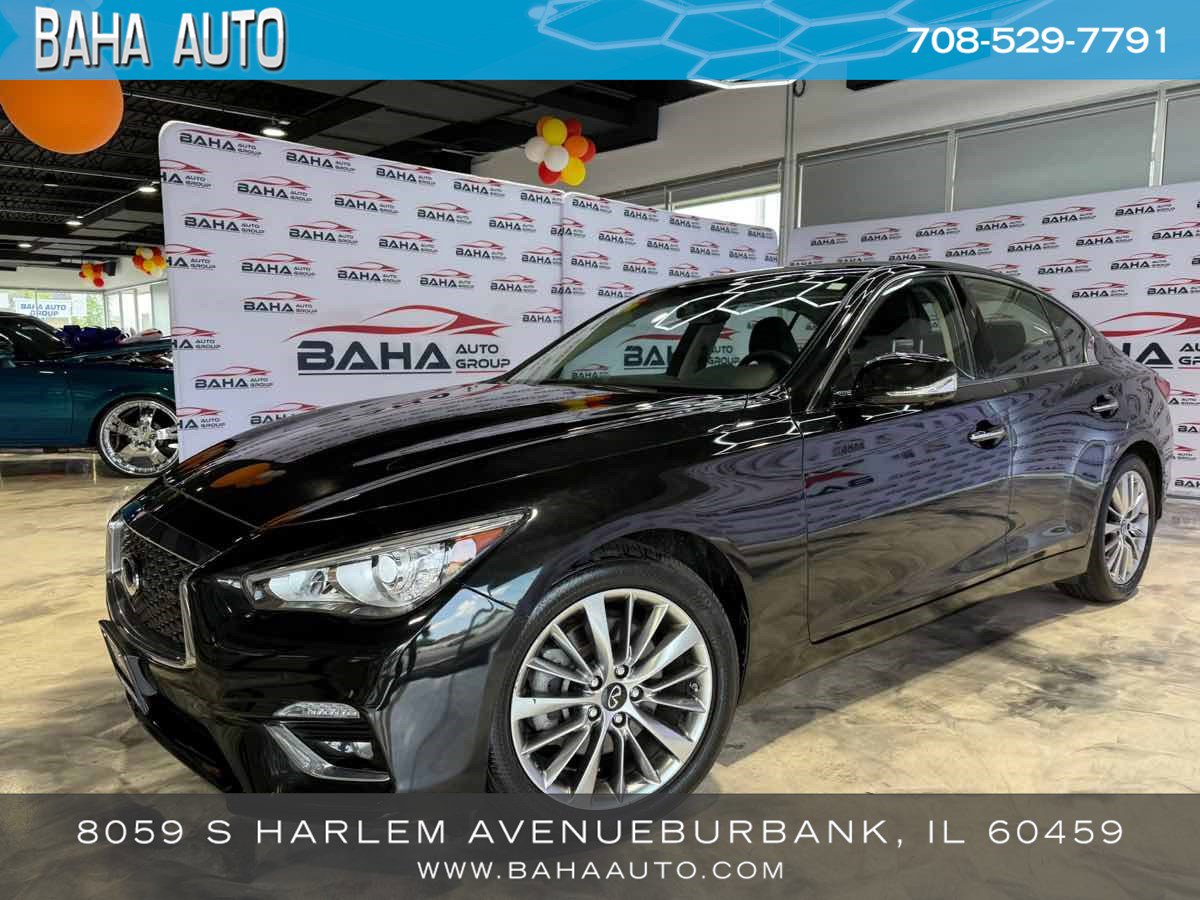 Used 2022 INFINITI Q50 Luxe w/ Cargo Package AWD/4WD image 1