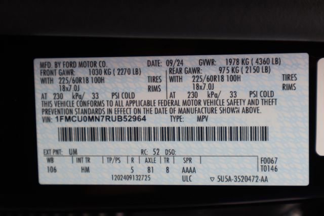 Used 2024 Ford Escape ST-Line w/ Tech Pack #1 image 38