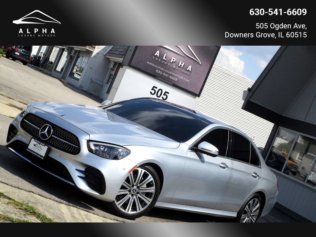 Used 2021 Mercedes-Benz E 350 4MATIC Sedan w/ Premium Package image 1
