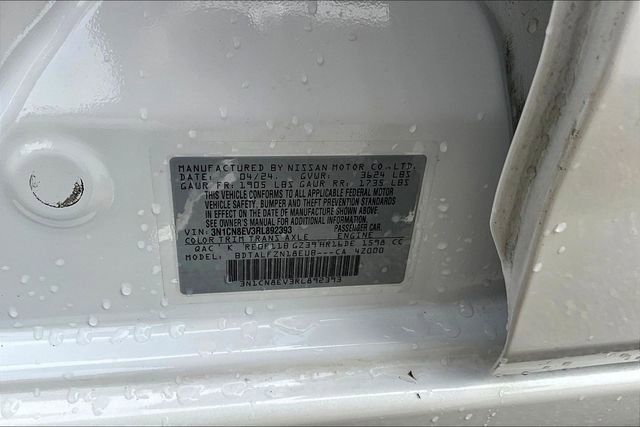 Certified 2024 Nissan Versa SV w/ Electronics Package image 16