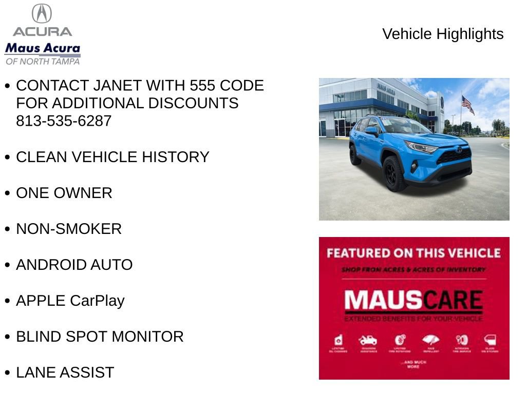 Used 2021 Toyota RAV4 XLE Premium AWD/4WD image 8