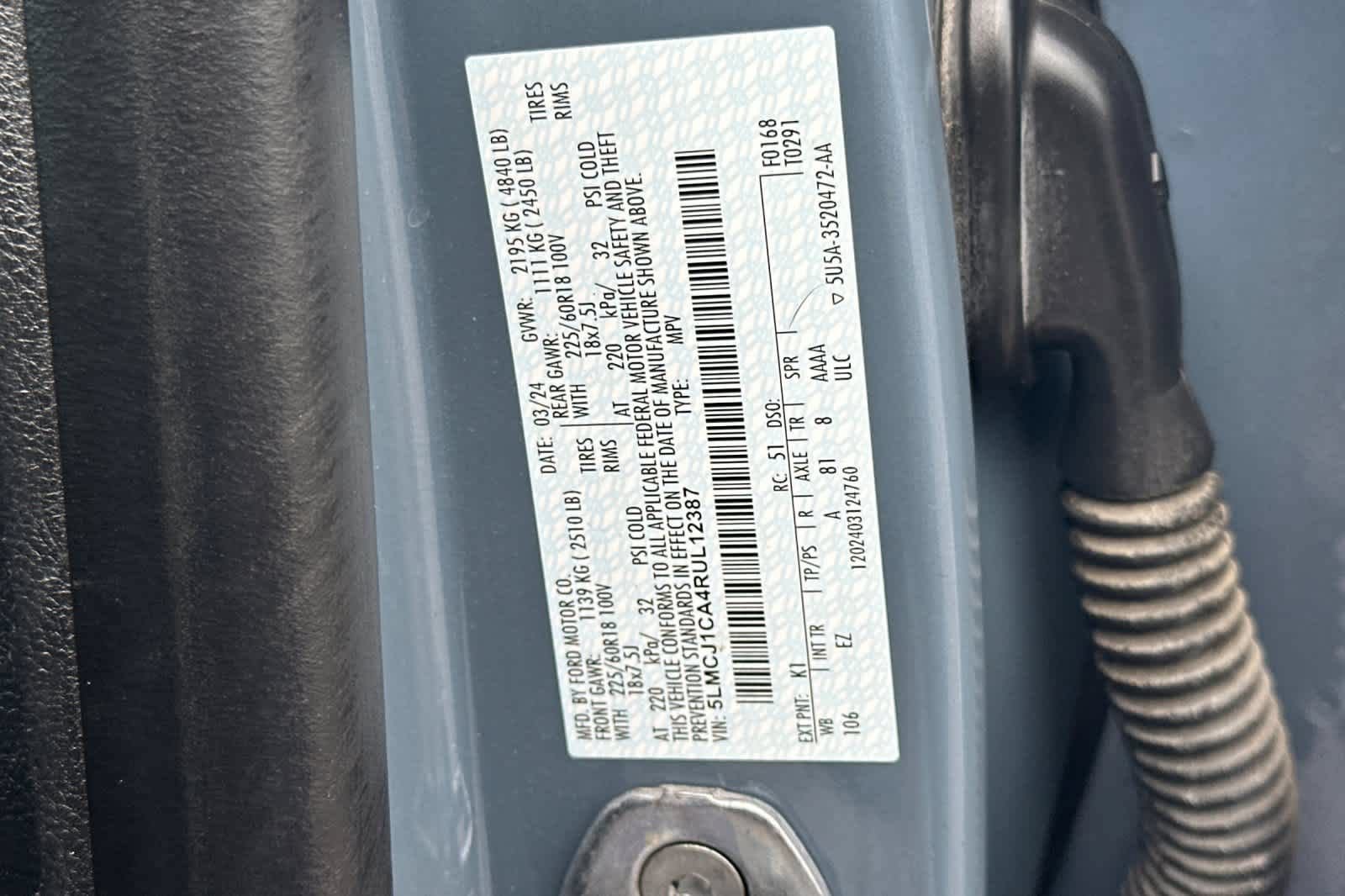 Certified 2024 Lincoln Corsair FWD image 30