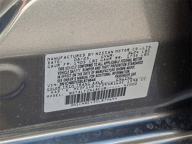New 2025 Nissan Versa SV image 10