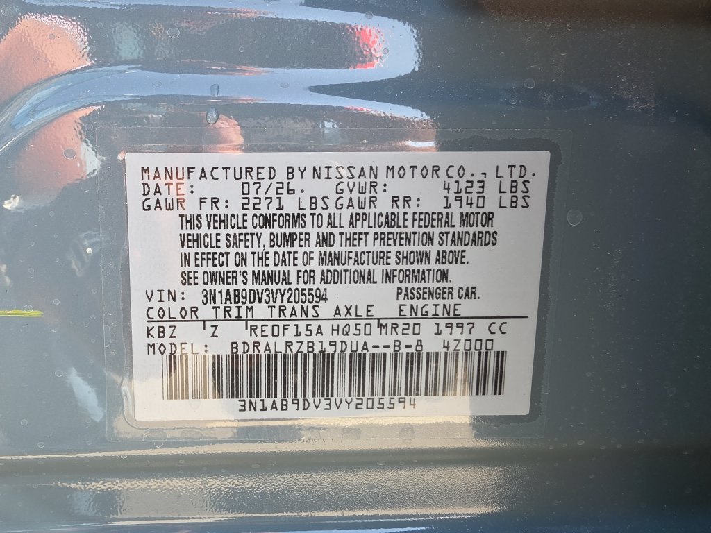 New 2027 Nissan Sentra SR FWD image 30