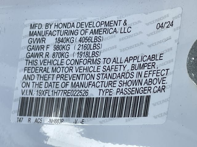 Used 2024 Honda Civic EX-L image 29