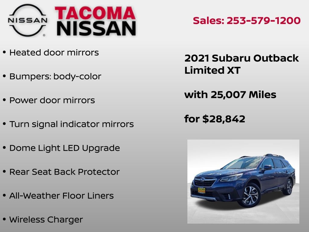 Used 2021 Subaru Outback Limited XT w/ Popular Package #2 image 25