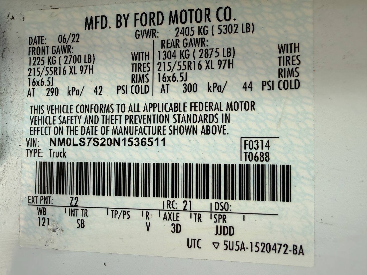 Used 2022 Ford Transit Connect XL FWD image 37