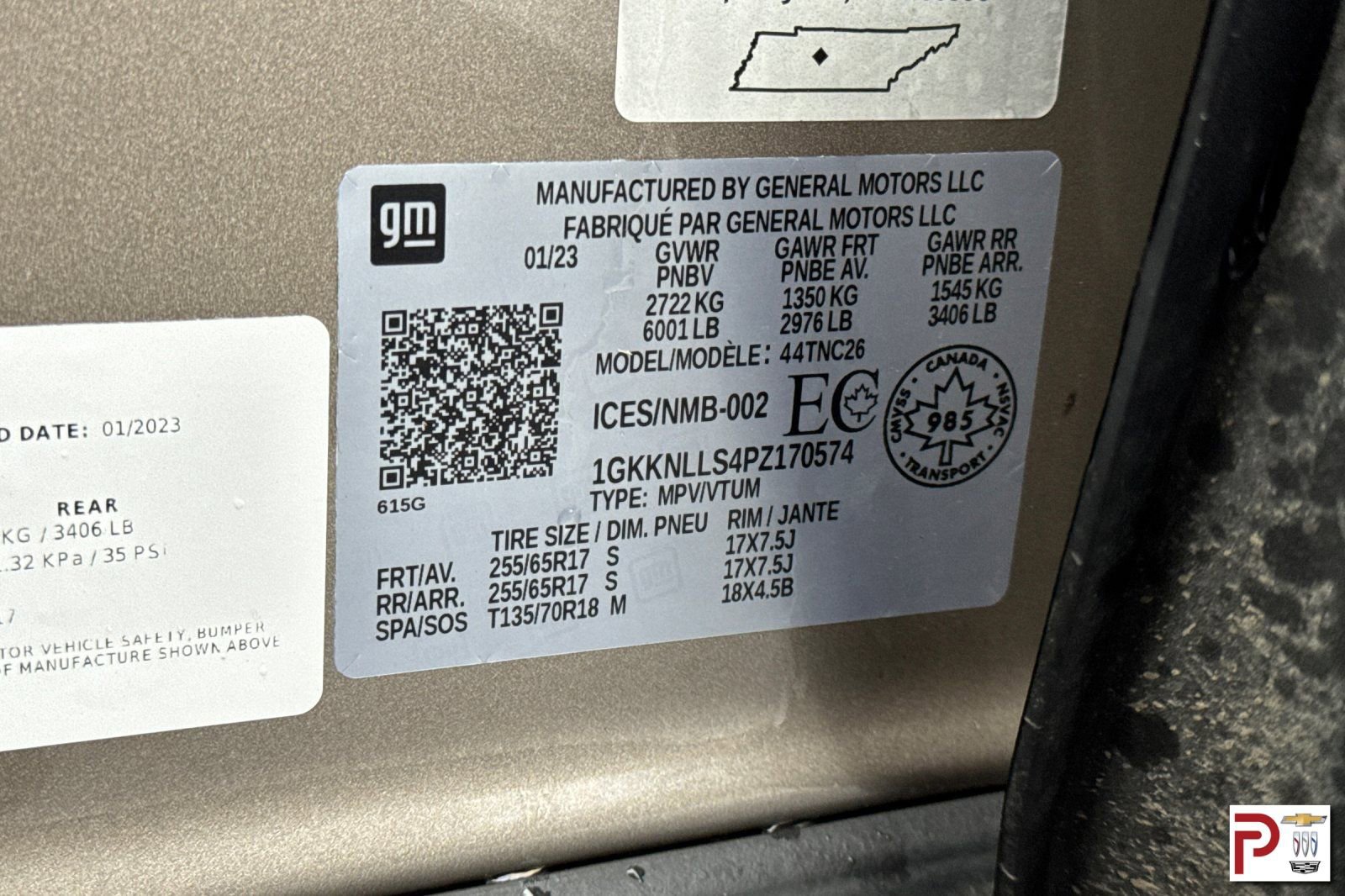 Certified 2023 GMC Acadia AT4 w/ GMC Pro Grade Package AWD/4WD image 37