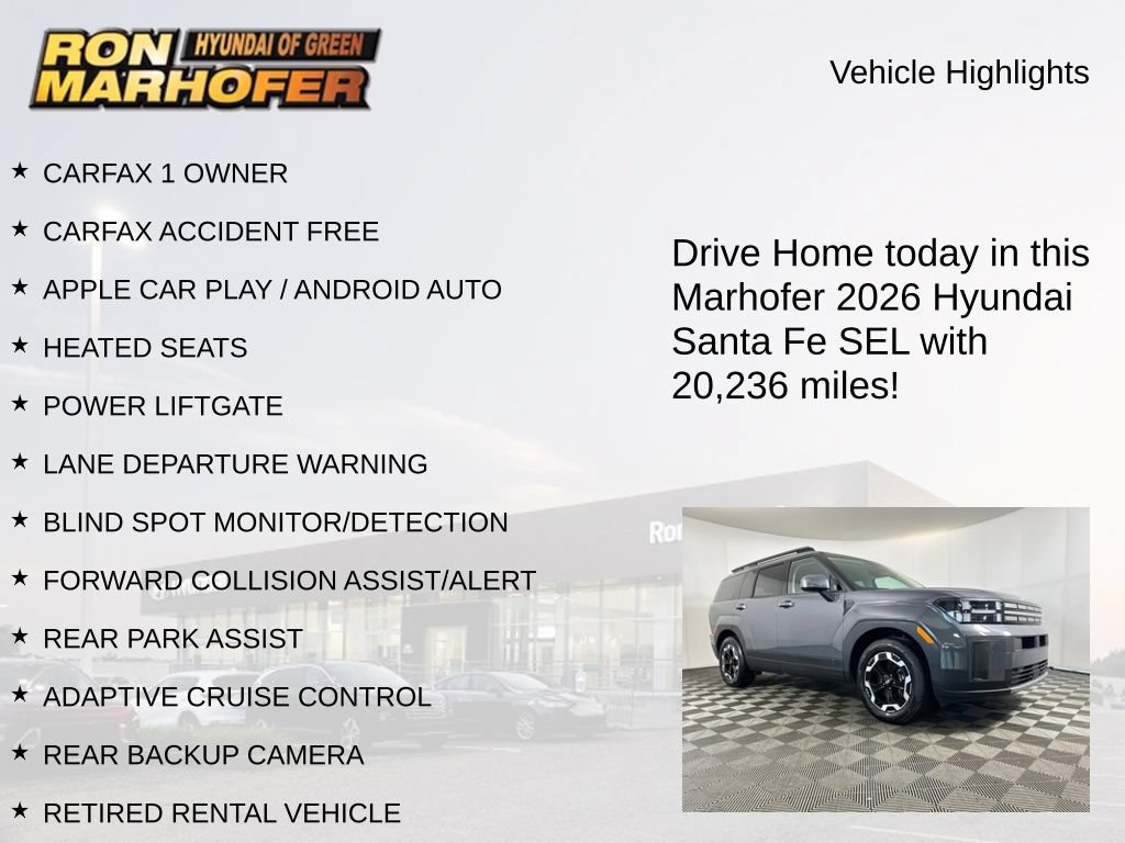 Used 2026 Hyundai Santa Fe SEL AWD/4WD image 14