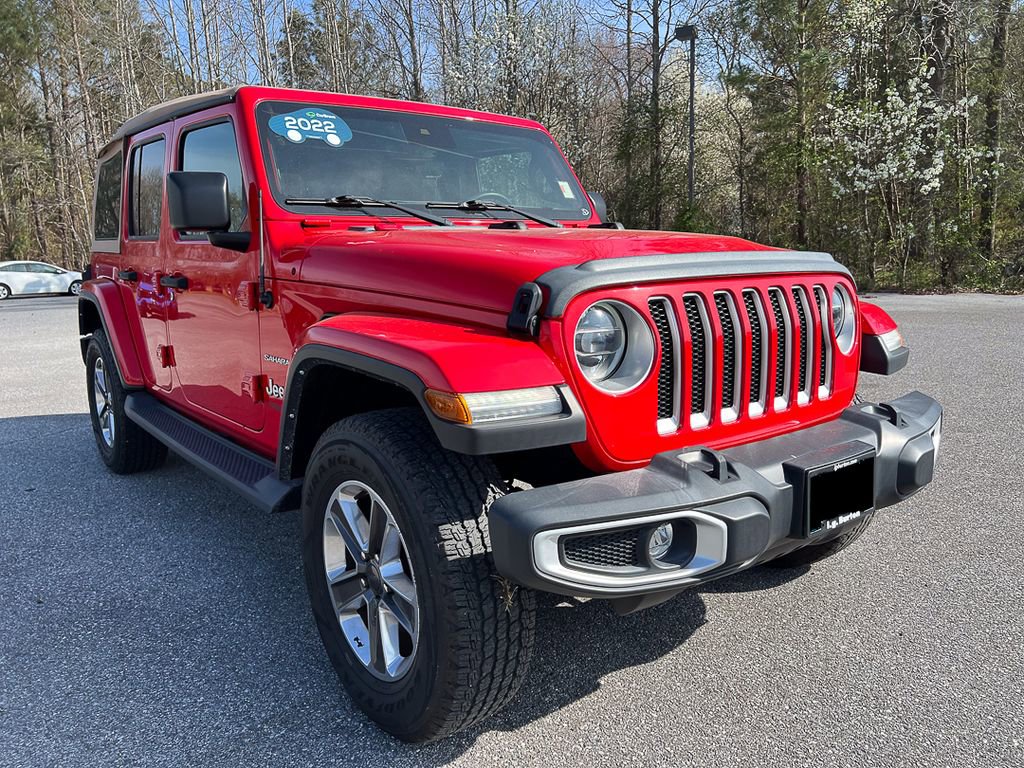 Used 2022 Jeep Wrangler Unlimited Sahara w/ LED Lighting Group image 13
