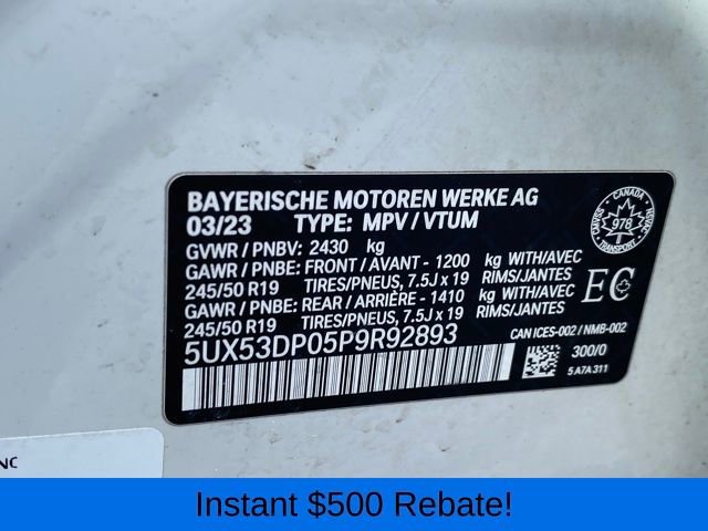 Used 2023 BMW X3 xDrive30i image 27