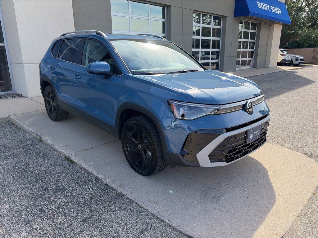 Certified 2025 Volkswagen Taos SEL w/ Black Wheel Plus Package