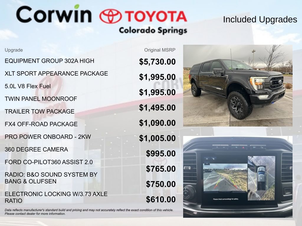 Used 2021 Ford F150 XLT w/ Equipment Group 302A High AWD/4WD image 4