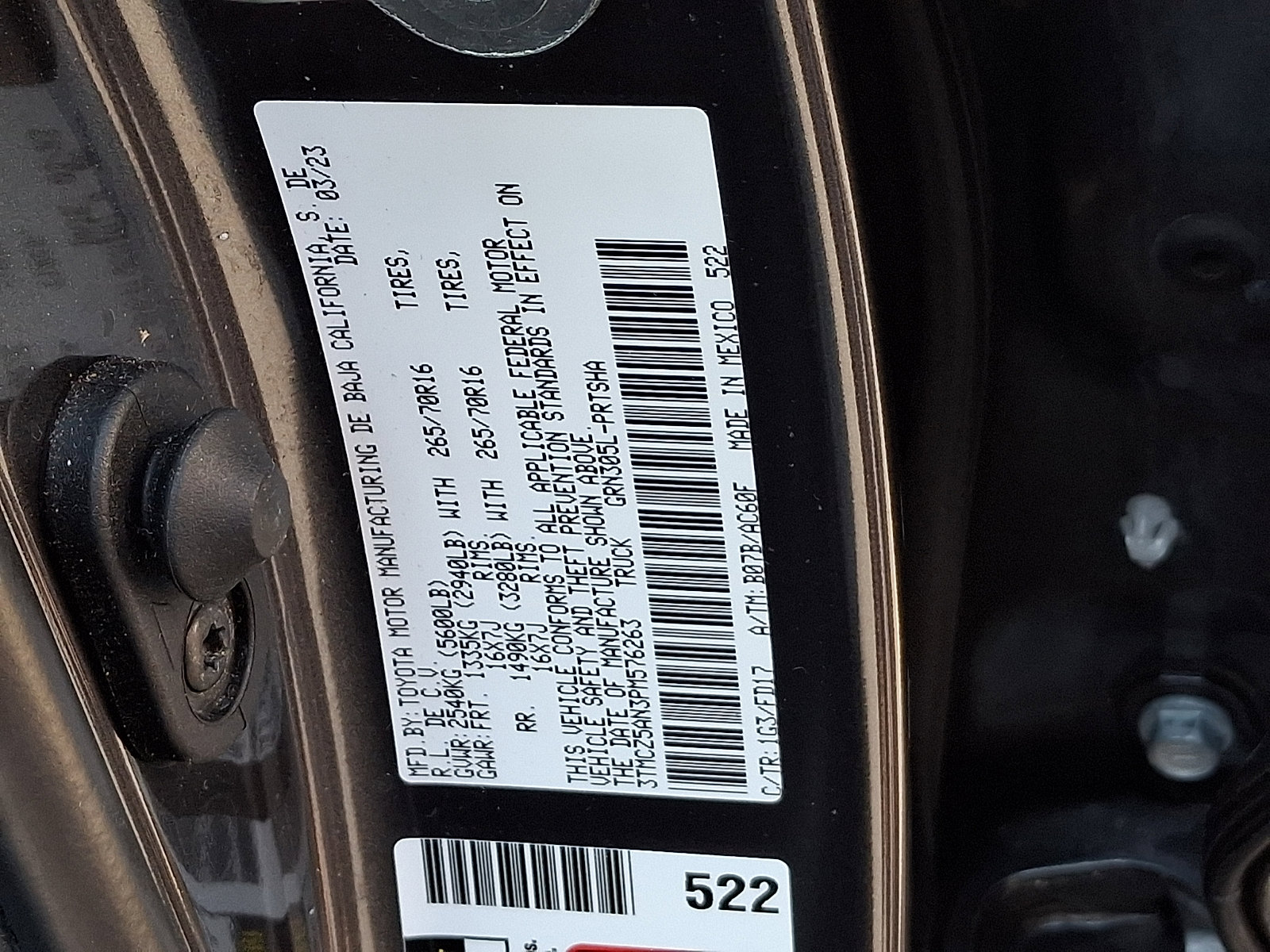 Used 2023 Toyota Tacoma TRD Off-Road AWD/4WD image 28