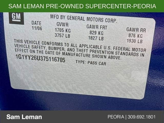 Used 2007 Chevrolet Corvette Coupe w/ Preferred Equipment Group image 27