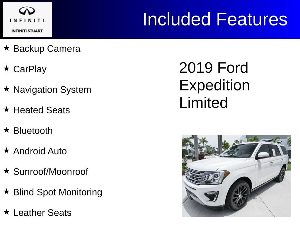 Used 2019 Ford Expedition Limited w/ Equipment Group 301A RWD image 2