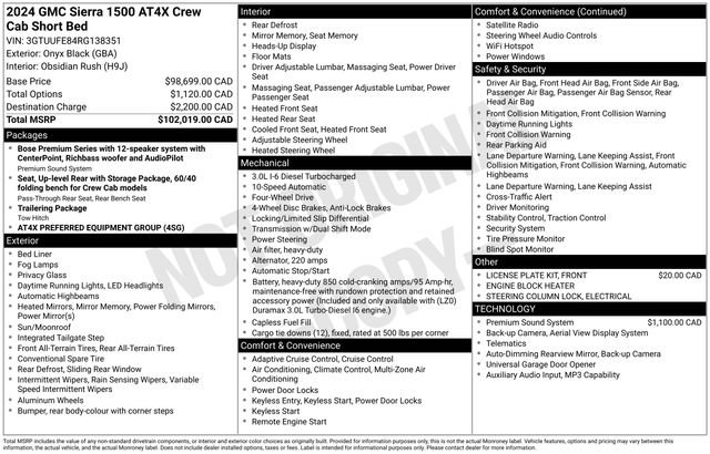 Used 2024 GMC Sierra 1500 AT4X AWD/4WD image 13