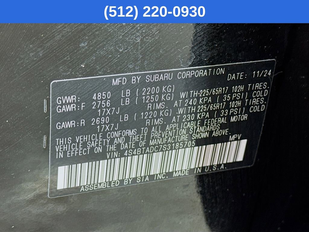 Certified 2025 Subaru Outback Premium image 40