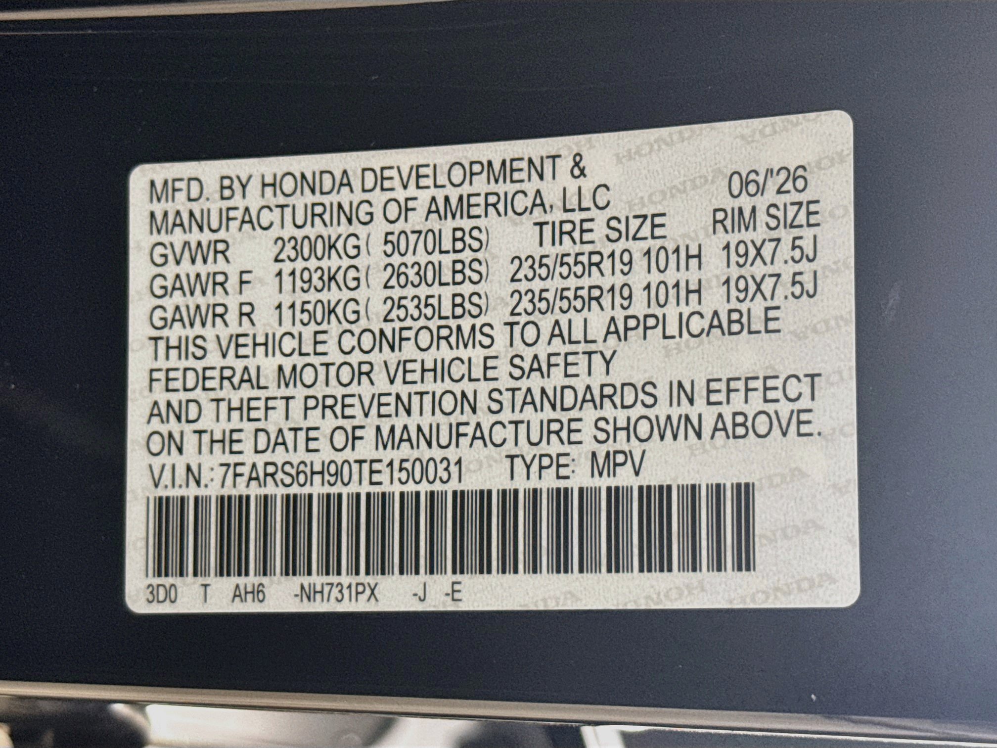 New 2026 Honda CR-V Sport Touring image 39