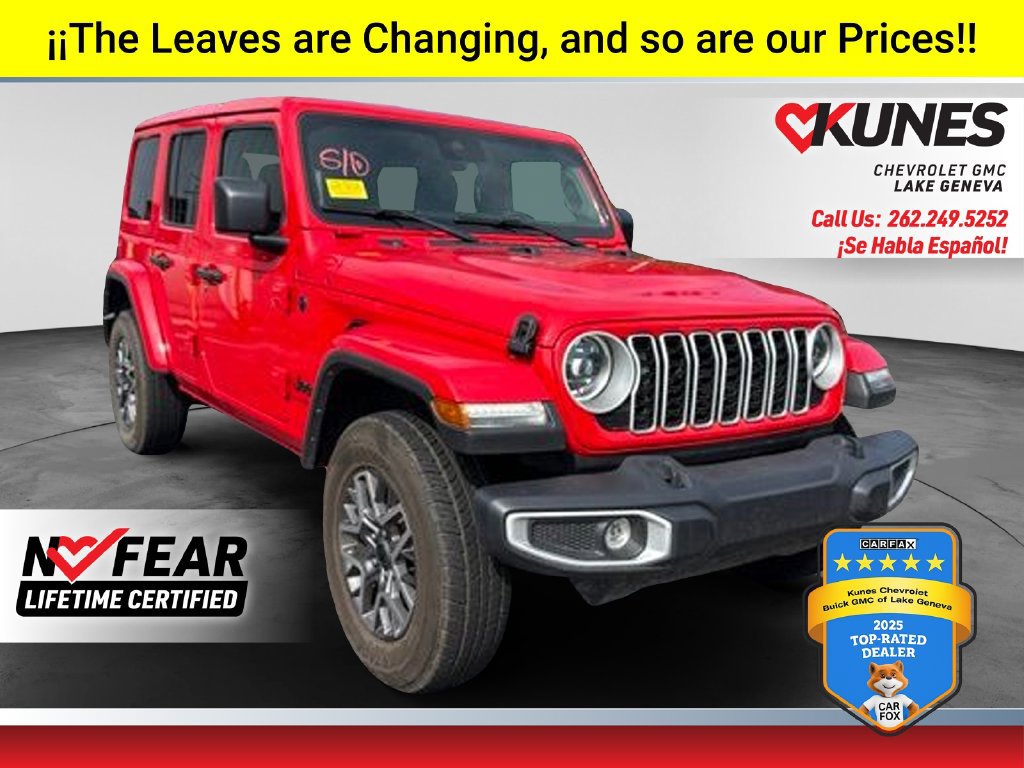 Used 2025 Jeep Wrangler Unlimited Sahara AWD/4WD image 1