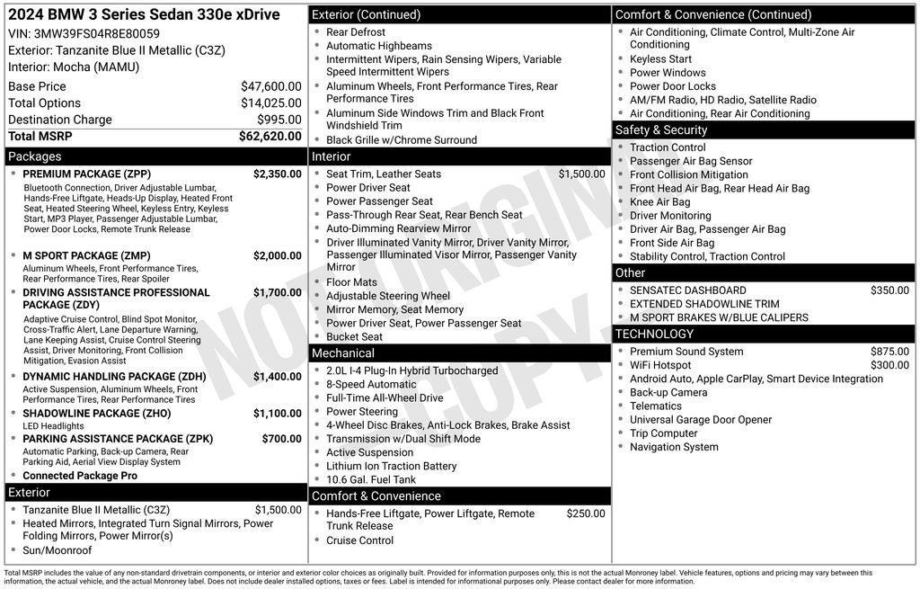 Used 2024 BMW 330e xDrive image 3