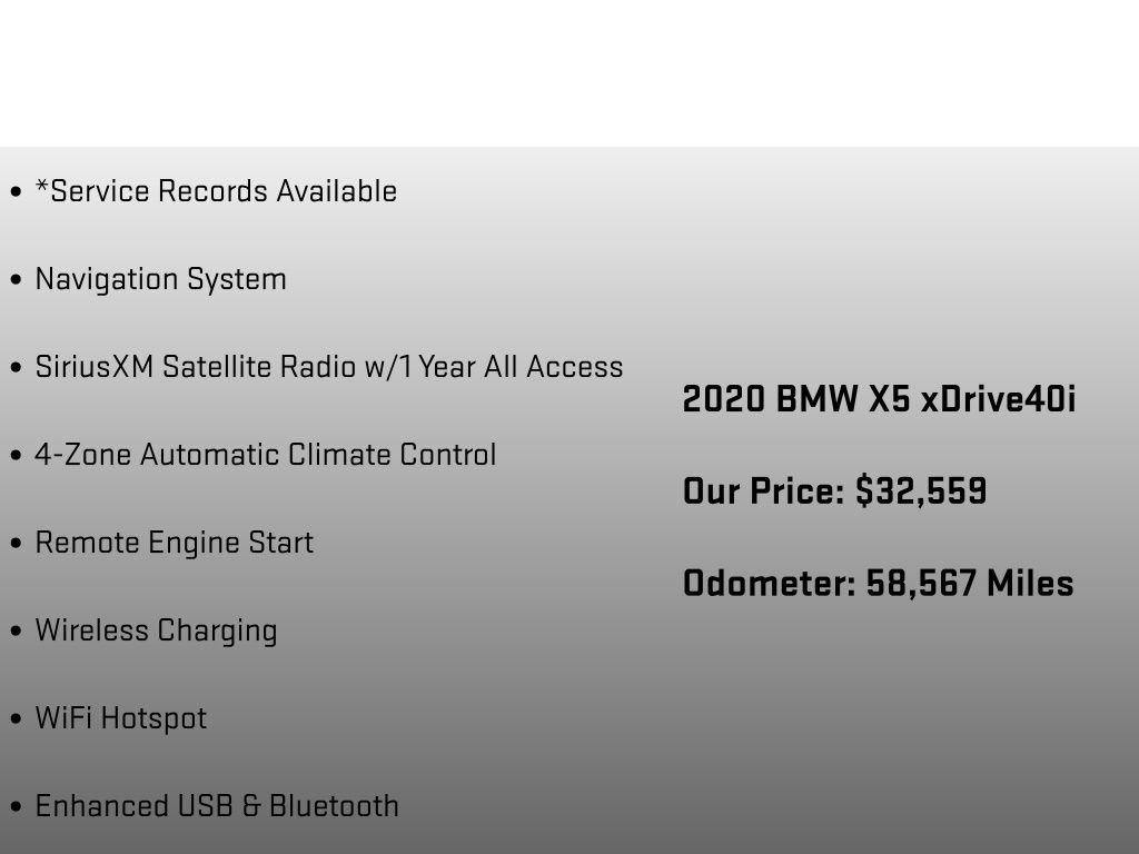 Used 2020 BMW X5 xDrive40i w/ Convenience Package AWD/4WD image 18