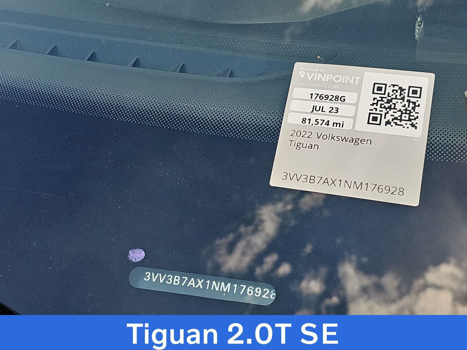 Used 2022 Volkswagen Tiguan SE FWD image 24
