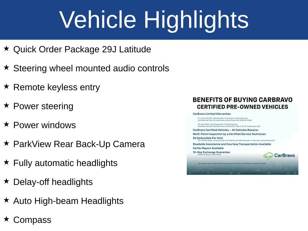 Used 2024 Jeep Compass Latitude AWD/4WD image 3