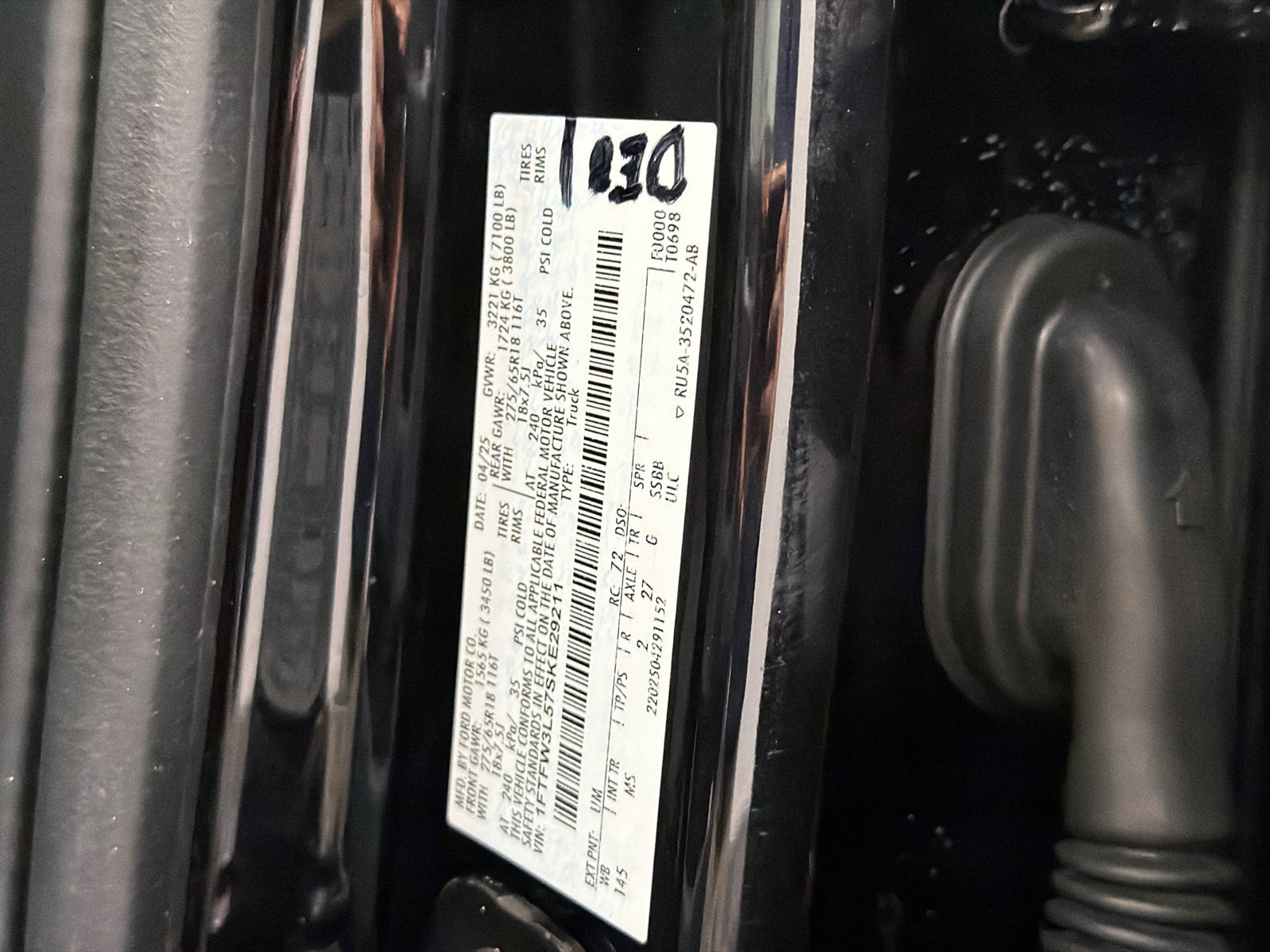 Used 2025 Ford F150 XLT w/ Equipment Group 301A Standard AWD/4WD image 16