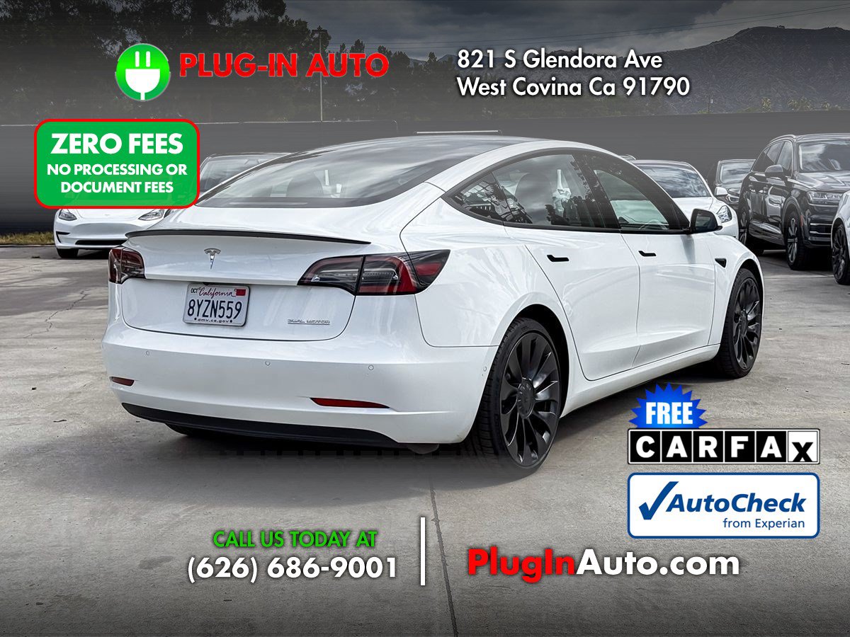 Used 2021 Tesla Model 3 Performance AWD/4WD image 3