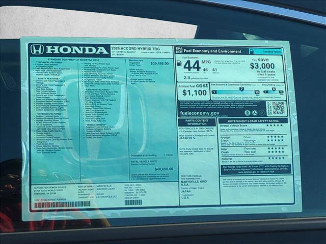 New 2026 Honda Accord Touring image 18