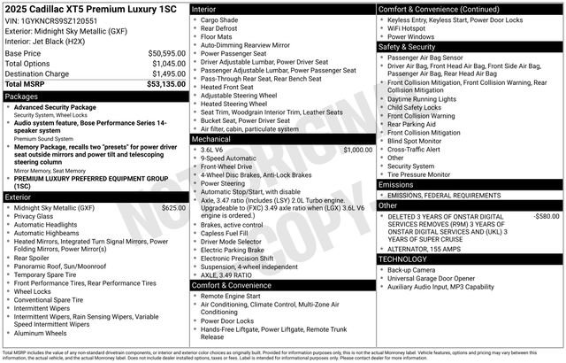 Used 2025 Cadillac XT5 Premium Luxury image 28