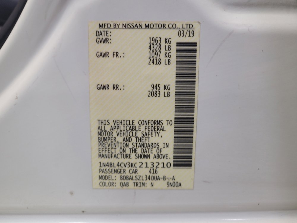 Used 2019 Nissan Altima 2.5 SR FWD image 33