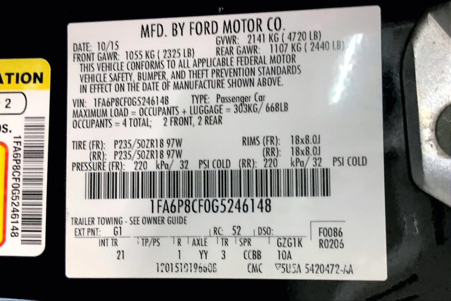 Used 2016 Ford Mustang GT RWD image 28