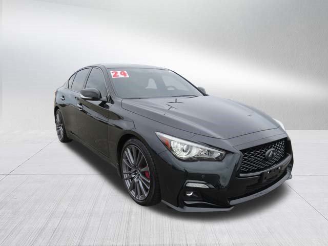 Used 2024 INFINITI Q50 Red Sport 400 w/ Black Opal Edition RWD image 9
