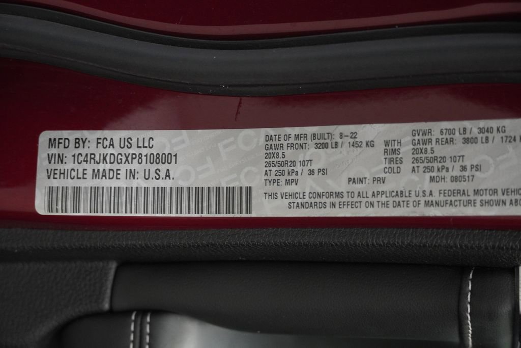 Certified 2023 Jeep Grand Cherokee L Overland image 55